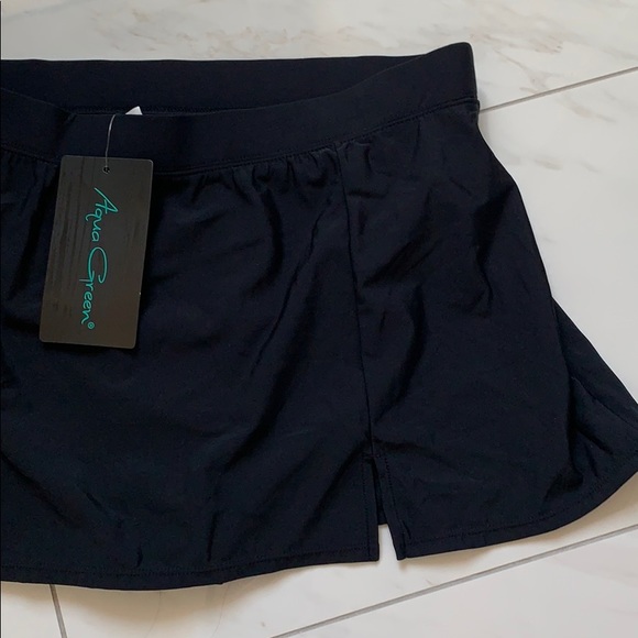 NWT | Aqua Green Skirted Swimwear - Picture 4 of 4